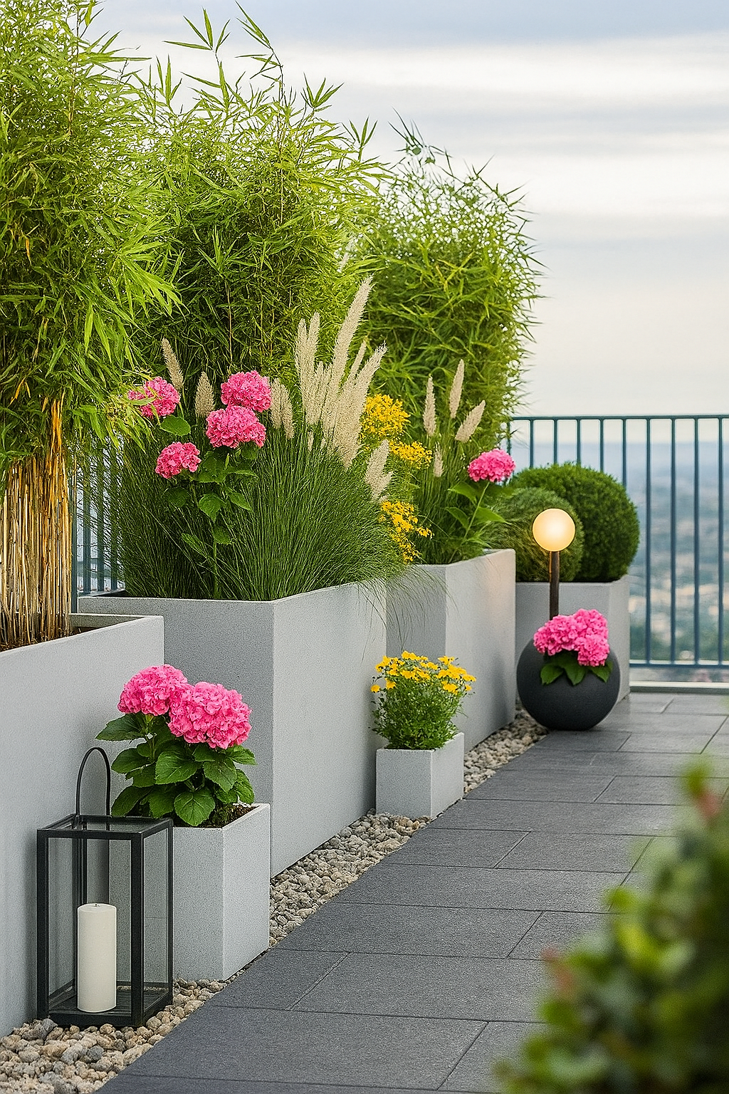 Custom Fiberglass Planters