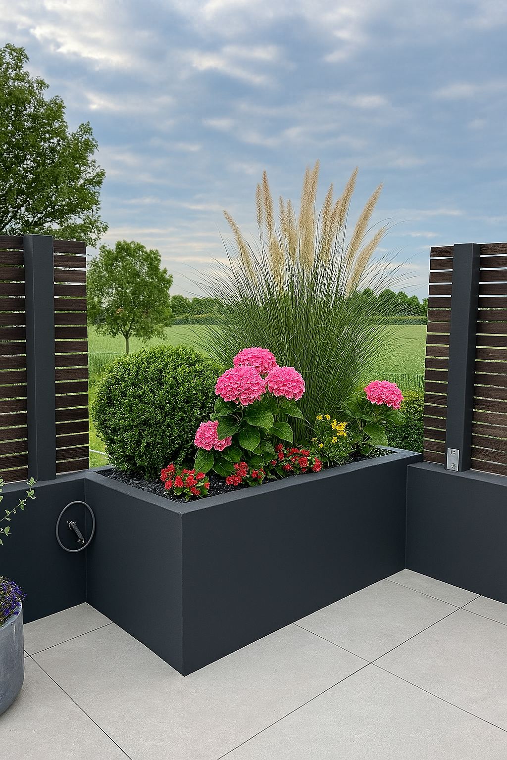 Custom Fiberglass Planters