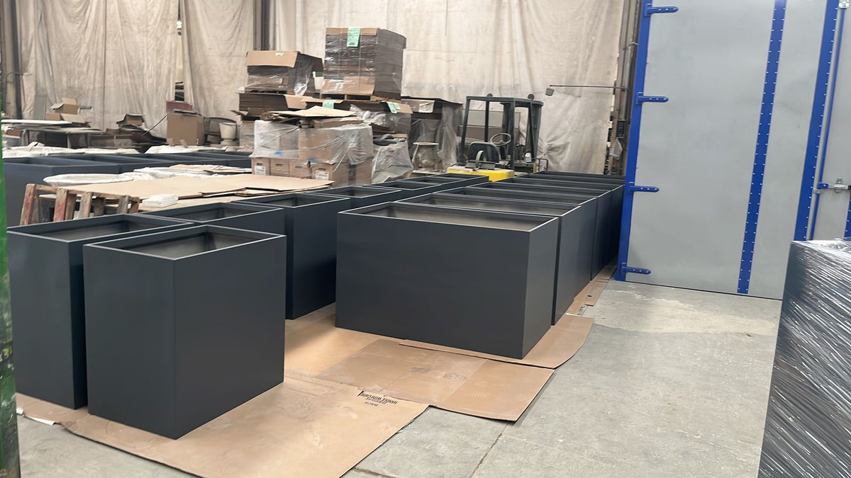 pure-design-werx-charcoal-rectangular-planters-production-batch
