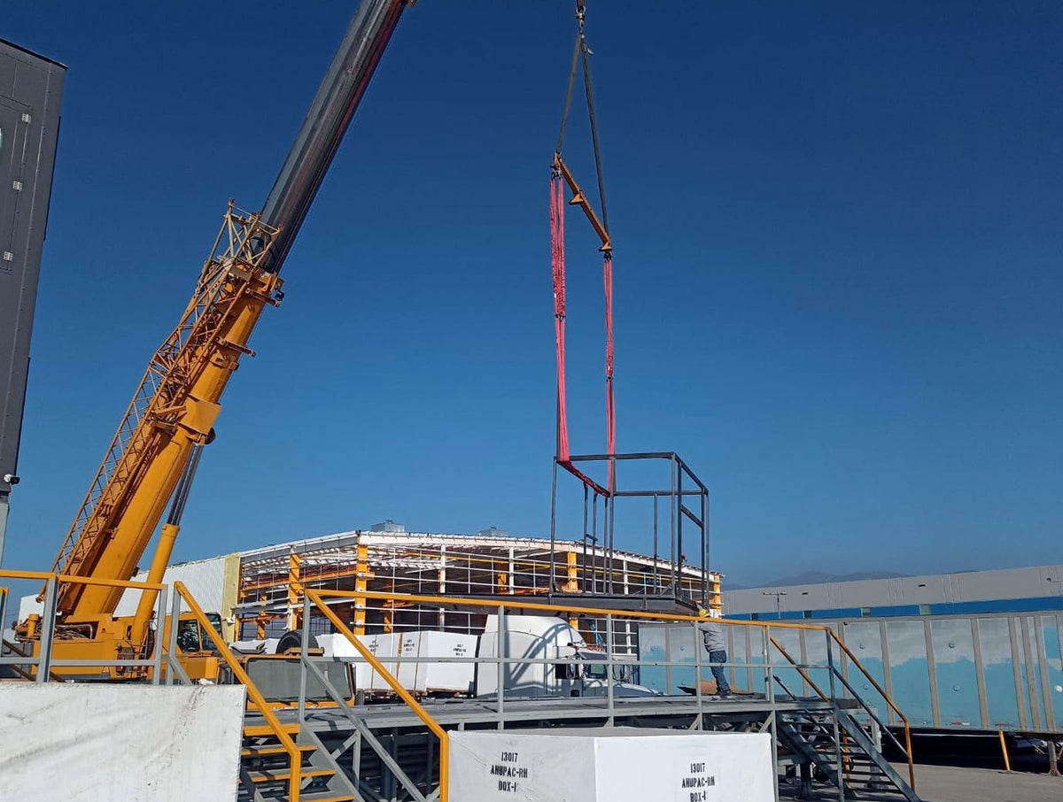 pure-design-werx-steel-frame-crane-installation