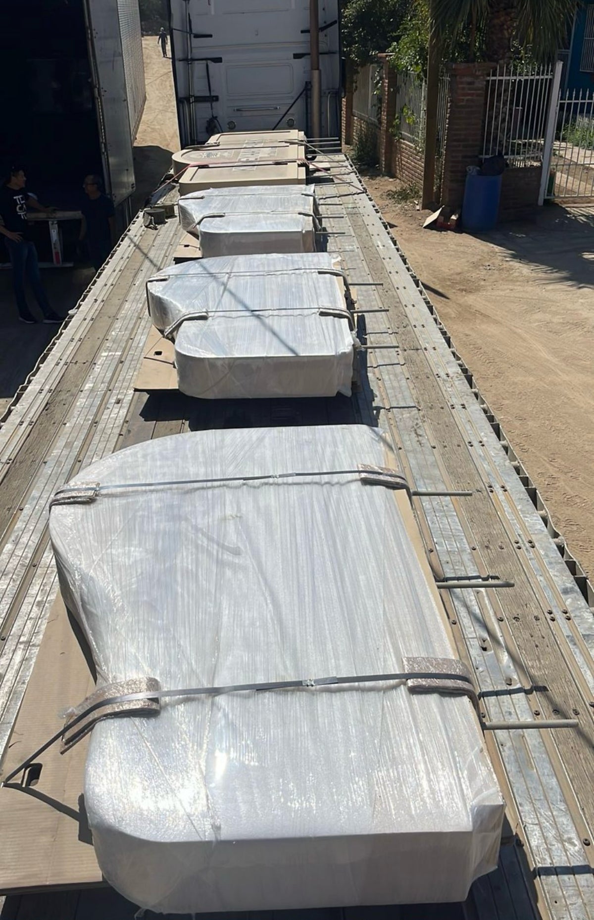 pure-design-werx-wrapped-precast-concrete-components-shipping